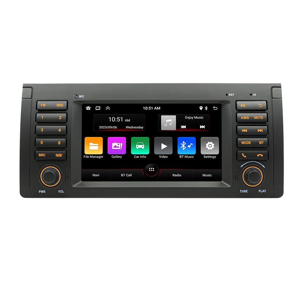 Android system Car multimedia player with Carplay android auto For BMW E39 2002-2008