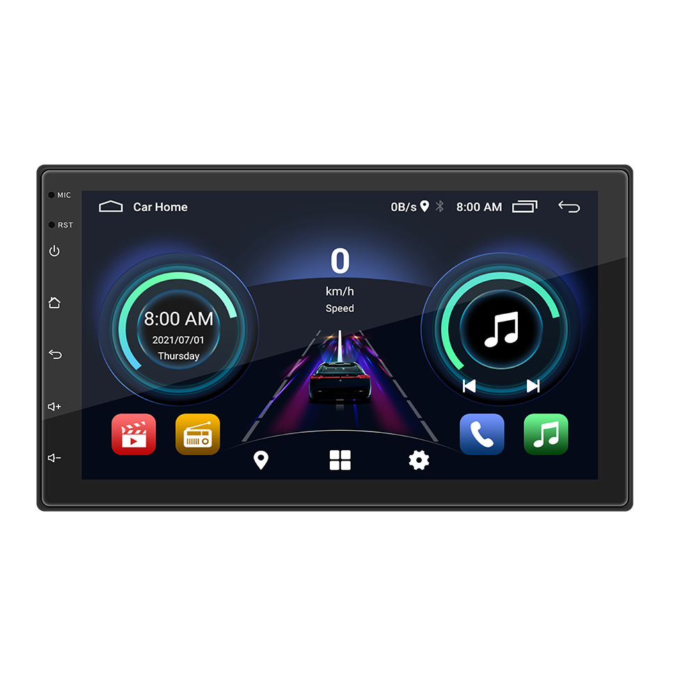 7" Universal 2Din Android system Car multimedia player with USB BT Carplay Andoid auto (Model 072A)